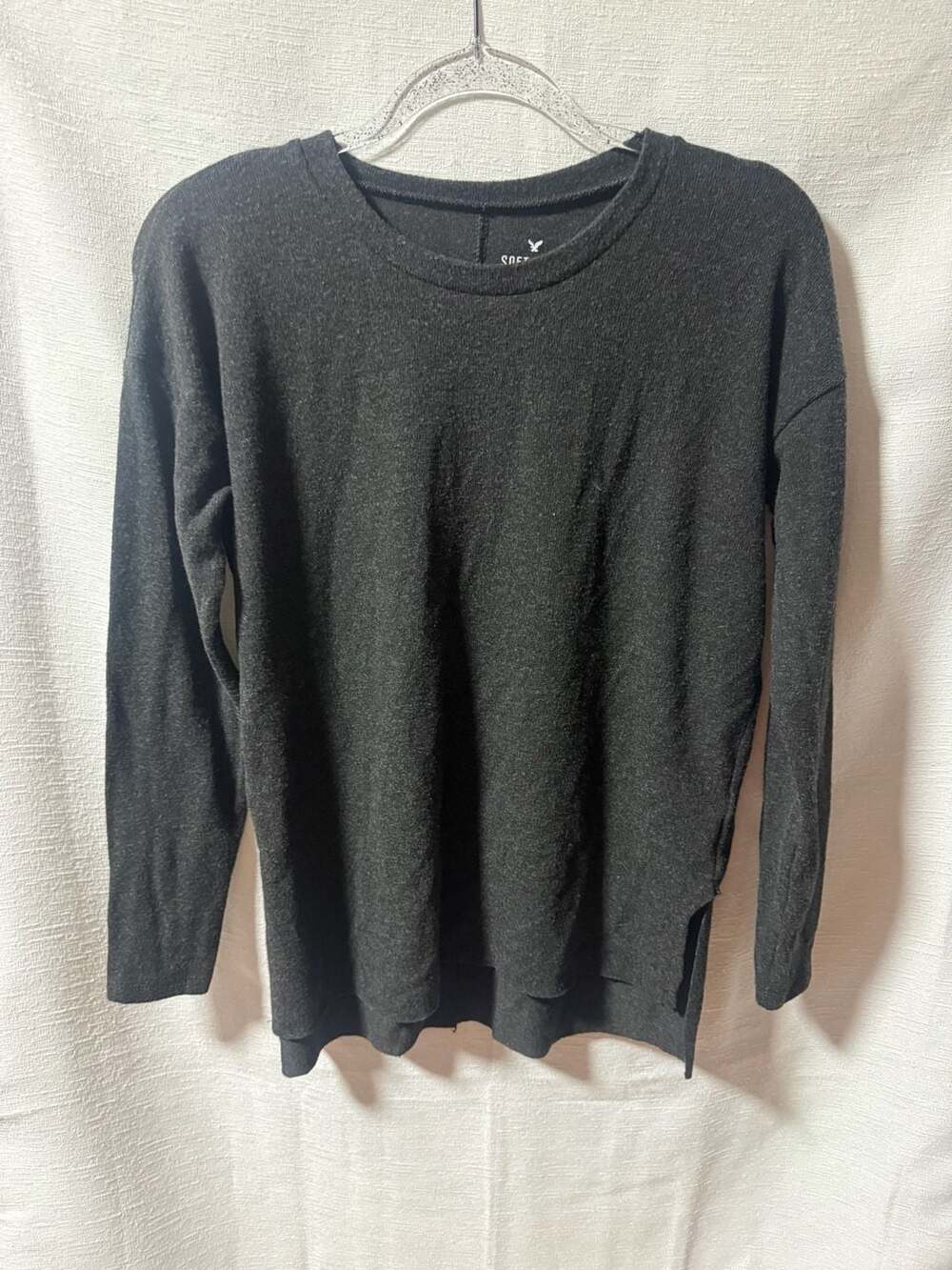 American Eagle Soft & Sexy Plush Crewneck Long Sleeve Pullover